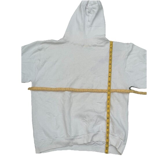 Vintage 80s Russell Michigan Hoodie Sweatshirt Size Large Made In USA - Picture 6 of 6